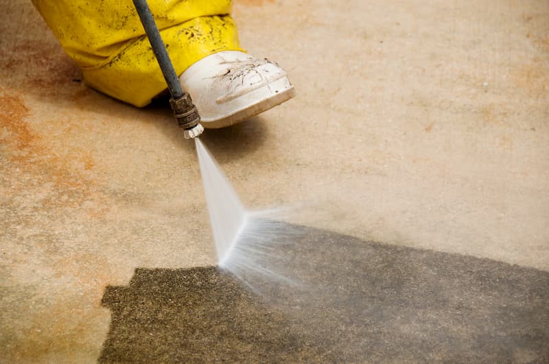 DIY Parking Lot Oil Stain Remover