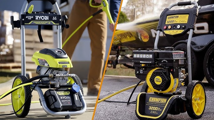 which is better between electric vs gas pressure washer
