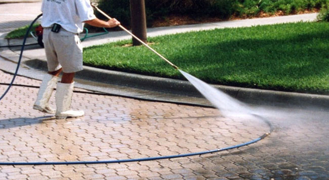 how to remove stubborn stains in driveways